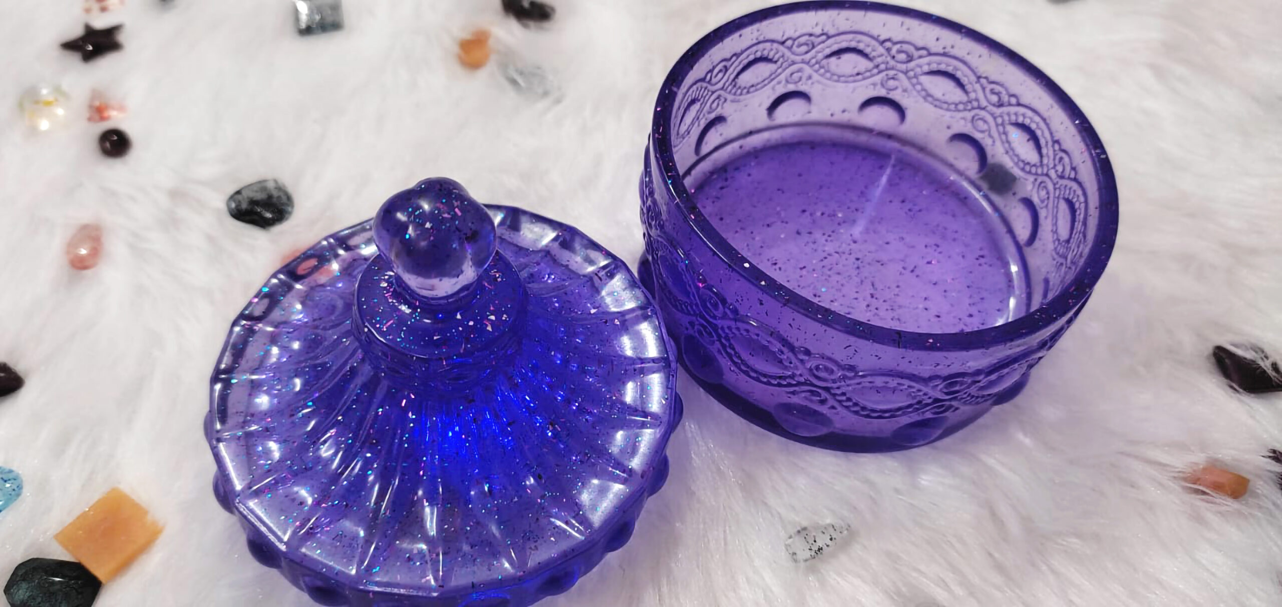 Tray with Utility Box (Voilet) - (Set of 3) - Image 4