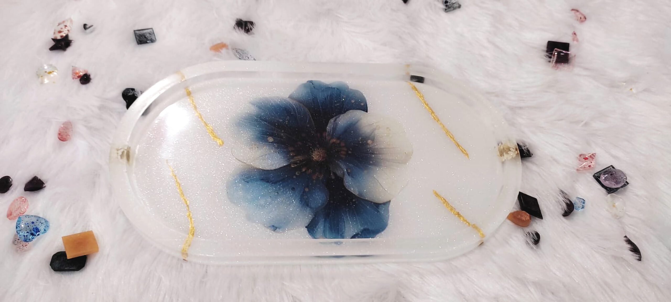 Tray with Utility Box - (Pearl White) (Set of 3) - Image 4